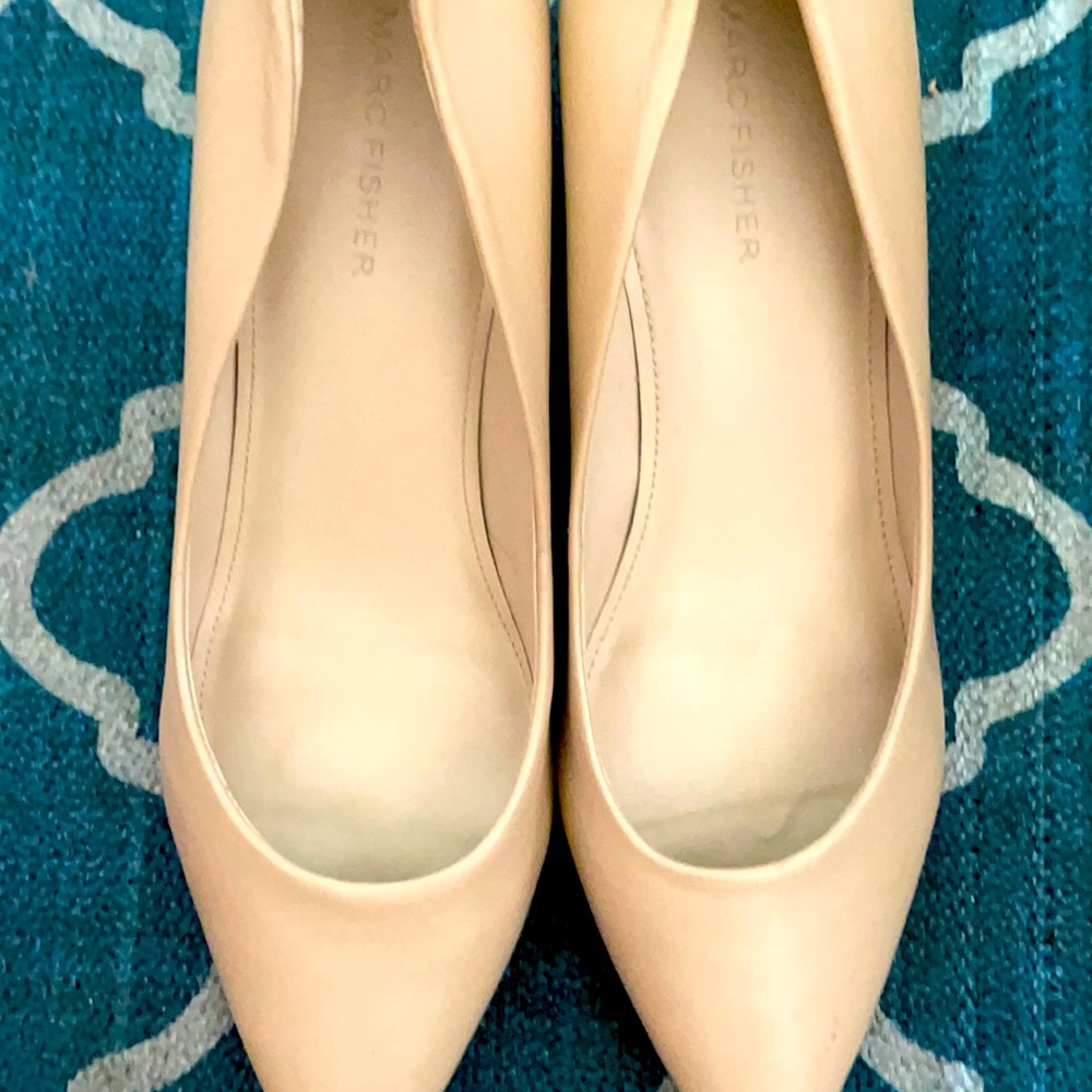 Nude heels by Marc Fisher